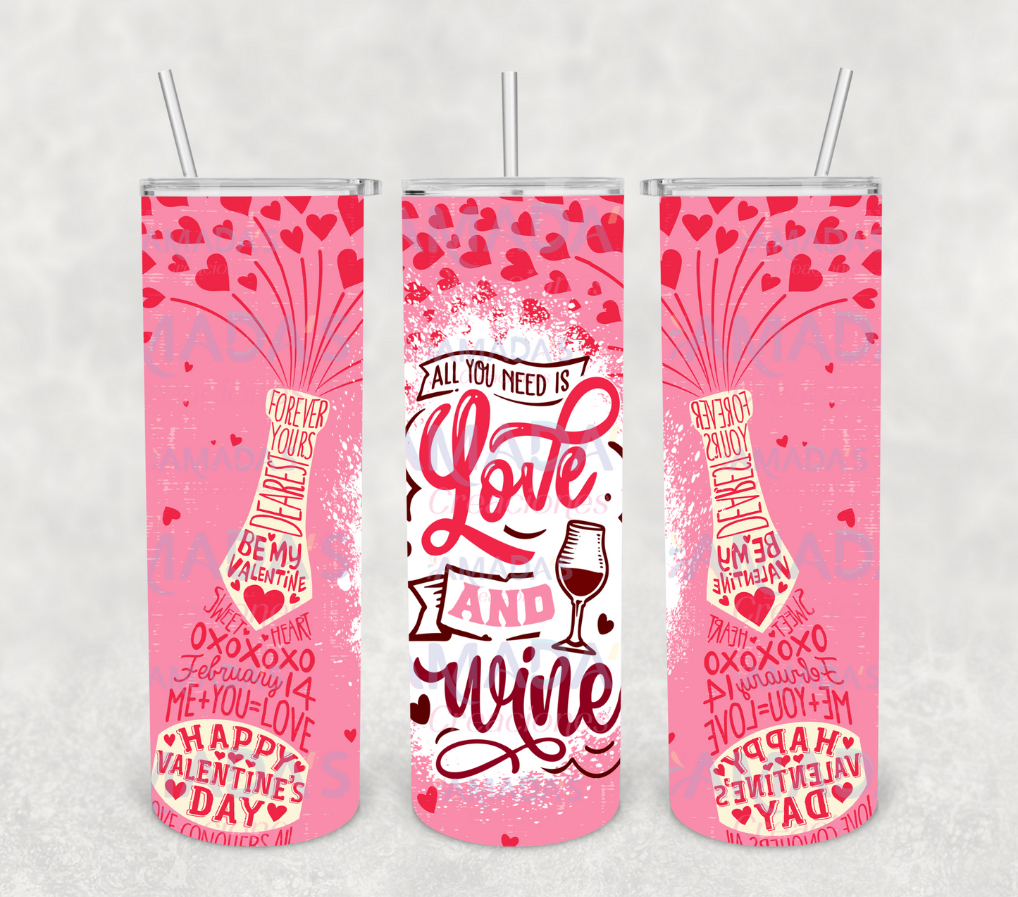 LOVE#168 (Transferencia se sublimación para tumblers de 20 oz)