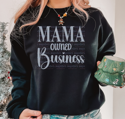 MAMA OWNED BUSINESS COLOR GRAY #12 (Screen print transfers)