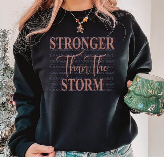 STRONGER THAN THE STORM COLOR METALLIC ROSE GOLD #14 (Screen print transfers)